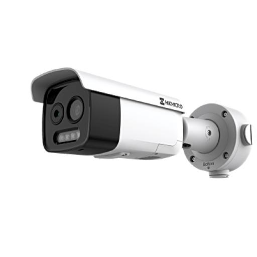 [HIKVISIONDIGITALTECHNOLOGY_HM-TD2628-10/G1/T3A] Hikvision Digital Technology (HIKMICRO) Bala IP Bi-Espectral / Térmica (256 X 192 / 9.7 mm) + Óptica (5 MP / 12.4 mm) / IA GUANLAN / Rango: -20°C a 150°C / 8°C Margen / Detección de Fuego y Humo / Alarma Visual y Audible / Dual Light / PoE / IP67 / IK