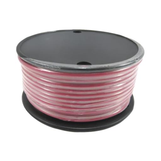 [COBRAWIRE&CABLE_A1014T-01-100] COBRA WIRE & CABLE Rollo de cable grado marino calibre 14 en color rojo de 100 pies (30.48 m).