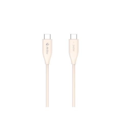 [EZVIZ_AKPAC24SL1.5M] EZVIZ Cable de Carga USB-C a C / 1.5 Metros (4.92 Pies) / Tecnología GaN (Nitruro de Galio) / Fast-Charging / Potencia 60W / Velocidad Transferencia 480 Mbps / Material Silicona No Tóxica / Conector Aluminio Anodizado