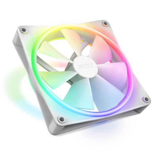 [NZXT_RF-D14SF-W1] VENTILADOR P/GABINETE NZXT (RF-D14SF-W1) F140 RGB DUO, 140MM, BLANCO