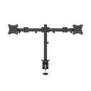 Epcom Montaje de Escritorio articulado para 2 monitores de 13 a 27" /  Soporta hasta 10 kg / Vesa 75 x 75 / 100 x 100 / Acero / Giro: 360°