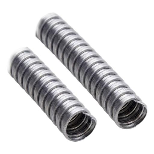 ANCLO Tubo Flexible Metálico / 3/8" (9.5 mm) / Acero Galvanizado / Rollo 20 m (65.6 ft) / NEMA FB-1 / UL 514B