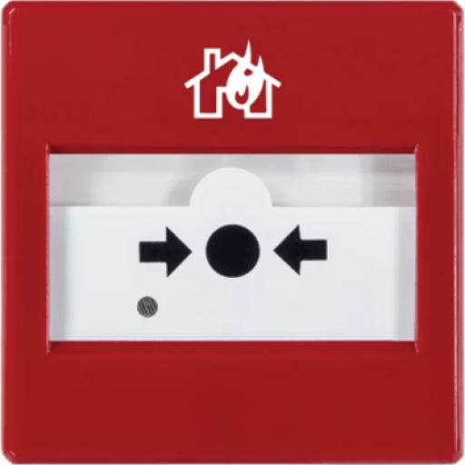INIM ELECTRONICS Estación Manual de Alarma / Restablecible con Llave / LED Multicolor / Resistencia 260-600 Ohm / Interior / -5 °C a +40 °C