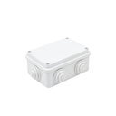 Gewiss Caja de derivación de PVC Auto-extinguible con 6 entradas, tapa atornillada, 120 x 80 x 50 mm (4.74 x 3.15 x 1.97 in), Para Exterior (IP55)