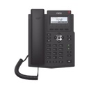 Fanvil Teléfono IP empresarial para 2 lineas SIP con pantalla LCD, Códec Opus, conferencia de 3 vías, PoE.