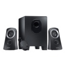 Logitech Bocinas con Subwoofer Z313 2.1 50W RMS Negro