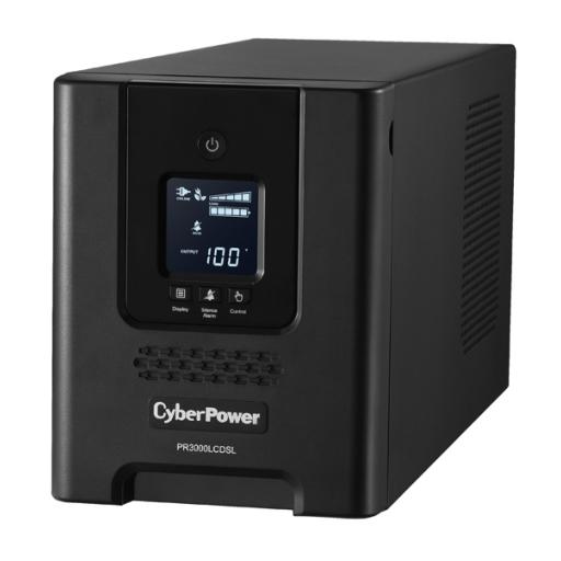 CyberPower UPS de 3000 VA/2700 W, Topología Línea Interactiva, Entrada 120 Vca NEMA L5-30P, Onda Senoidal Pura, Tipo Mini Torre, Con 6 Tomas NEMA 5-20R y 1 NEMA L5-30R