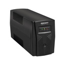 Epcom UPS de 850VA/510W / Topología Línea Interactiva / Entrada y Salida 120 Vca / Regulador de Voltaje AVR 80-150 Vca / Clavija NEMA 5-15P / 4 Tomas NEMA 5-15R /Sin RJ11 ni RJ45