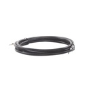 Epcom Cable para controlador, 3.0 m, negro, calibre 8 AWG con terminal de ojo en un extremo