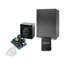 Epcom Kit con fuente ALTRONIX de 12 Vcc a 4 Amper, incluye transformador y batería de 4.5 Amper