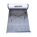 Epcom Bóiler Solar de 180L, Baja Presión con 18 Tubos de Vacío de Mayor Resistencia y Termotanque Inoxidable de Grado Alimenticio 180 L Resistentes a Granizo de Hasta 25 mm/ l, Incluye Anodo de Magnesio