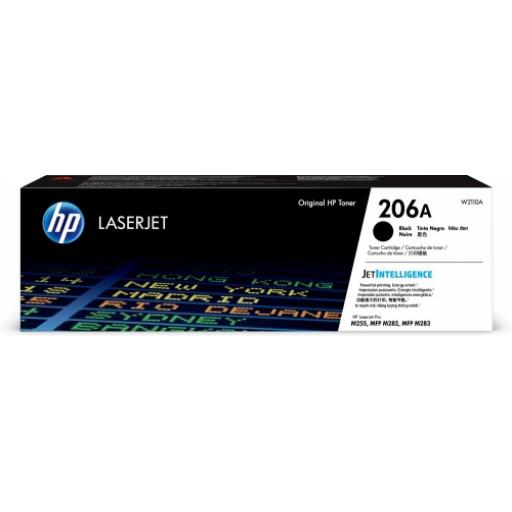 [HP_W2110A] HP Cartucho de Tóner Original LaserJet 206A negro