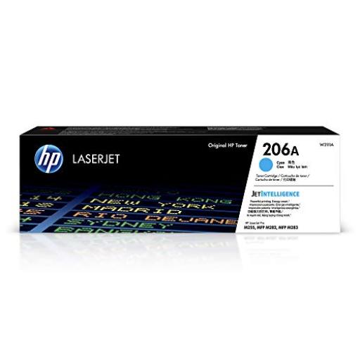 [HP_W2111A] HP Cartucho de Tóner Original LaserJet 206A cian