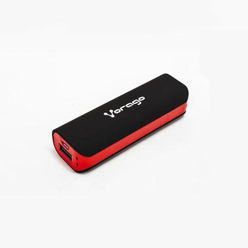 [VORAGO_PB-150-RD] Cargador Portátil Vorago Power Bank PB-150, 2200mAh, Negro/Rojo