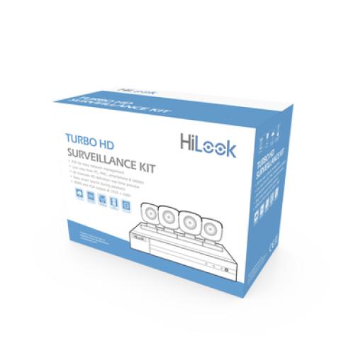 [HIKVISIONDIGITALTECHNOLOGY_HL24LQKITS-M] Hikvision Digital Technology KIT TurboHD 1080p / DVR 4 canales / 4 Cámaras Bala de Metal / Fuente de Poder / Accesorios de Instalación