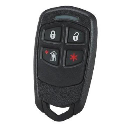 [HONEYWELLHOMERESIDEO_5834-4] HONEYWELL HOME RESIDEO Control remoto tipo llavero de 4 botones con LED / Batería de Larga Duración 3-5 años