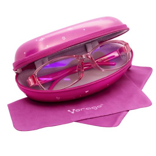 [VORAGO_KG-200 PK] Vorago LENTES PARA PC/TABLET VORAGO KG-200, KIDS, ANTI BLUE LIGHT, ESTUCHE, R