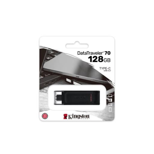 [KINGSTONTECHNOLOGY_DT70/128GB] Kingston technology MEMORIA FLASH KINGSTON 128 GB USB-C 3.2 (DT70/128GB)