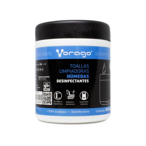[VORAGO_CLN-107] Vorago Toallas Desinfectantes Vorago Cln-107 Blanco 7502266679585