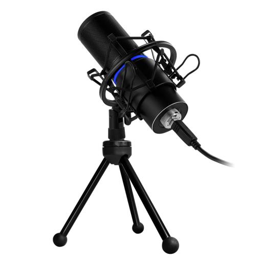 [GAMEFACTOR_MCG700] Game Factor Microfono Game Factor Mcg700 Negro, Azul 7502266679493