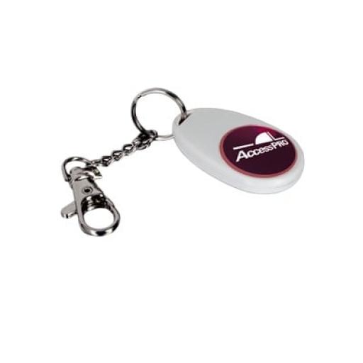 [ACCESSPRO_PRO-K24] AccessPRO Tag Activo Tipo Llavero, 2.4 GHz, Hasta 80 Metros de Alcance Lineales, Compatible con Lector RFID PRO-80RF