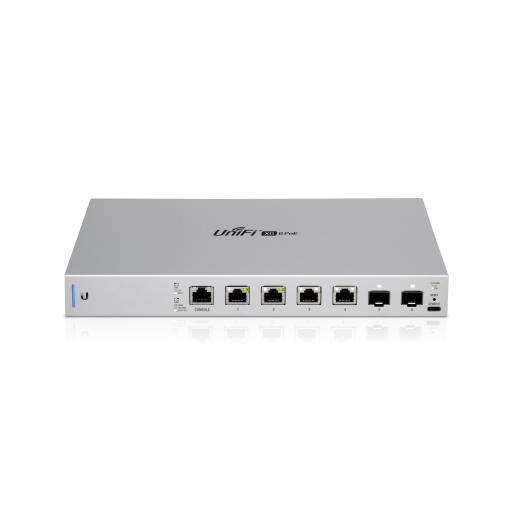 [UBIQUITINETWORKS_US-XG-6POE] Ubiquiti Networks Switch UniFi 7 puertos (1 x consola, 4 x PoE++ 802.3bt y 2 SFP+)
