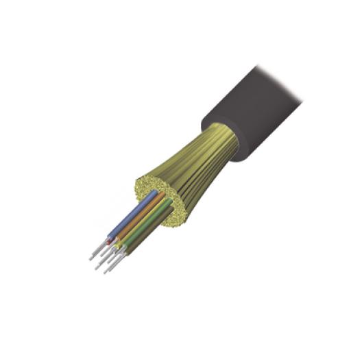 [SIEMON_9GD5H006D-T501M] Siemon Cable de Fibra Óptica de 6 hilos, Interior/Exterior, Tight Buffer, No Conductiva (Dieléctrica), LS0H, Multimodo OM4 50/125 optimizada, 1 Metro