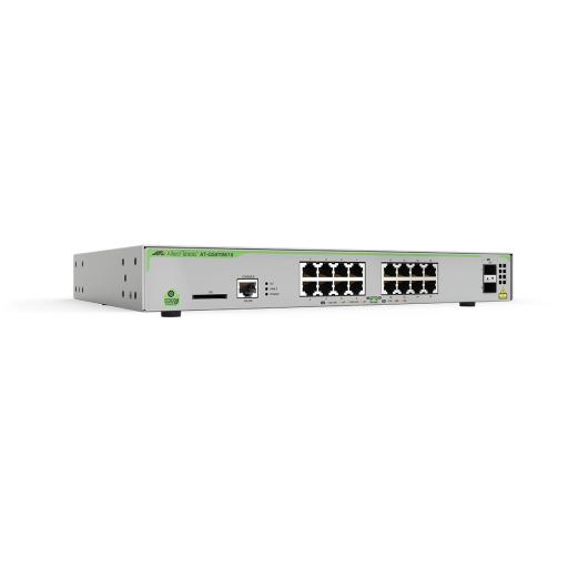 [ALLIEDTELESIS_AT-GS970M/18-10] Allied Telesis Switch Administrable CentreCOM GS970M, Capa 3 de 16 Puertos 10/100/1000 Mbps + 2 puertos SFP Gigabit