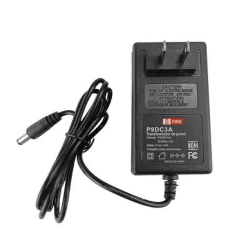 [SFIRE_P9DC3A] SFire 9 Vcc / 3 A / Adaptador de voltaje / Voltaje de Entrada de 100-240 Vca / Para Usos Múltiples / Video Vigilancia, Acceso, Asistencia, Alarmas, Etc.