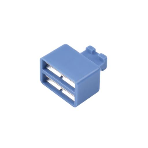 [SIEMON_SMBC-2-6] Siemon Clip de Puente, Para Uso con Regletas S66 de Siemon, de 1 par, Color Azul