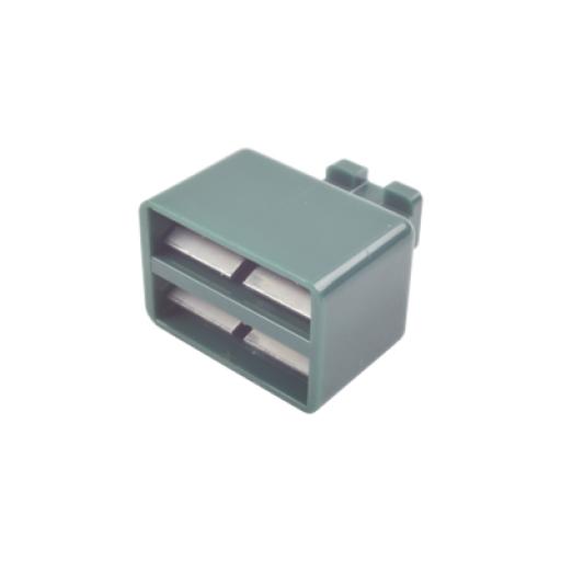 [SIEMON_SMBC-2-7] Siemon Clip de Puente, Para Uso con Regletas S66 de Siemon, de 1 par, Color Verde