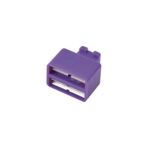 [SIEMON_SMBC-2-8] Siemon Clip de Puente, Para Uso con Regletas S66, de 1 par, Color Violeta