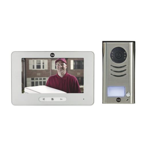 [ASSAABLOY_80139] Assa Abloy Kit de VideoPortero Manos libres: Frente de Calle y Monitor/ Hasta 16 Monitores / 2 Hilos
