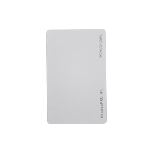 [ACCESSPRO_ACCESS-CARD-M4K] AccessPRO Tarjeta MIFARE Classic / Tipo ISO Card / Memoria 4Kb / Imprimible / Frecuencia 13.56 Mhz