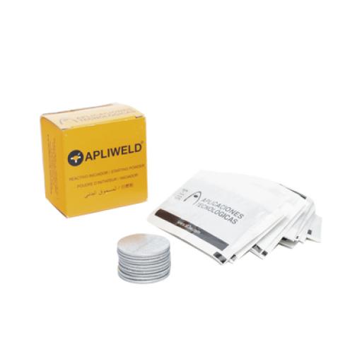 [APLICACIONESTECNOLOGICAS_AT012N] Aplicaciones Tecnológicas Compuesto Iniciador de Soldadura Exotérmica. Proceso Manual con Chispero. 10 pzas.