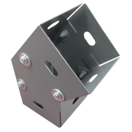 [CHAROFIL_CH-DCH4565L] CHAROFIL Derivación codo horizontal de 45 grados 65 X 65 mm, fabricado en lámina de acero al carbón
