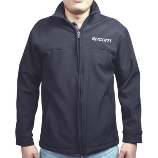 [EPCOM_CHAMEPCHNXS] Epcom Elegante Chamarra para Caballero Color Negro Fabricada en Poliéster Dry Fit Impermeable