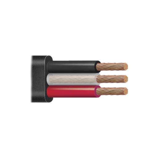 [VIAKON_CS11] Viakon Cable trifásico plano para bomba sumergible 3 X 10 AWG Venta / metro.