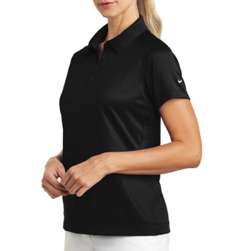 [NIKE_D354064S/B] Nike Playera Polo Dri-FIT color Negra para Mujer