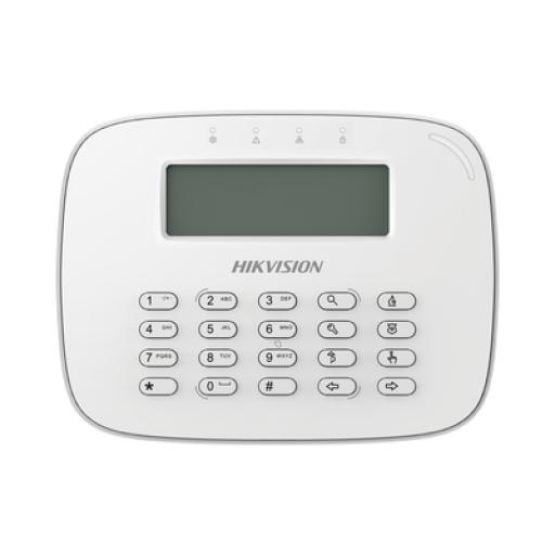 [HIKVISIONDIGITALTECHNOLOGY_DS-PK-LRT] Hikvision Digital Technology Teclado LCD / Cableado / Compatible con el Panel Hibrido Hikvision DS-PHA64-W4P y DS-PHA64-W4P2