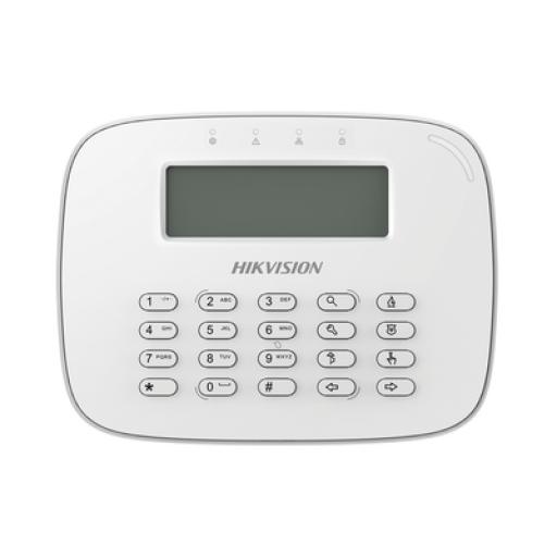 [HIKVISIONDIGITALTECHNOLOGY_DS-PK-LRT] Hikvision Digital Technology Teclado LCD / Cableado / Compatible con el Panel Hibrido Hikvision DS-PHA64-W4P y DS-PHA64-W4P2