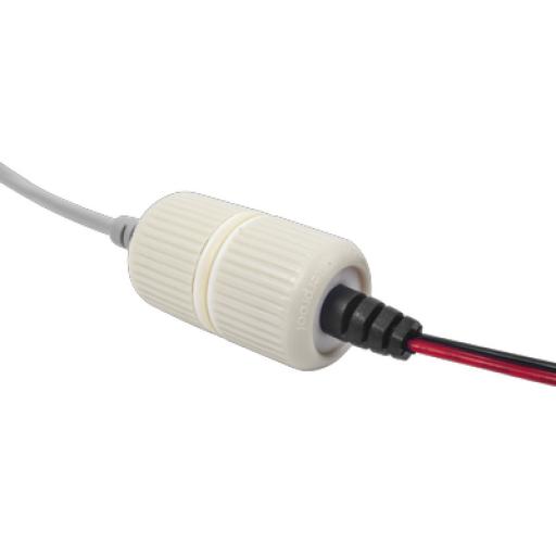 [HIKVISIONDIGITALTECHNOLOGY_DSPLUGEXT] Hikvision Digital Technology Protector para Exterior IP68 / Adaptador para el Conector Tipo Plug (12 Vcc) en Cámaras epcom / Color Negro / HIKVISION / HiLook