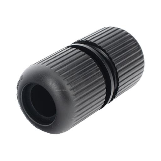 [HIKVISIONDIGITALTECHNOLOGY_DSPLUGEXT] Hikvision Digital Technology Protector para Exterior IP68 / Adaptador para el Conector Tipo Plug (12 Vcc) en Cámaras epcom / Color Negro / HIKVISION / HiLook
