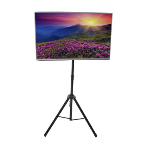 [EPCOM_EPB036EC] Epcom Trípode Portátil con Soporte de piso para Monitores de 32 a 65" / Vesa 600 x 400 / Acero / Montaje de 65 cm a 1 mt