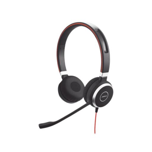 [JABRA_EVOLVE-40-DUO-MS] Jabra Jabra Evolve 40 Duo con Conexión USB / 3.5 mm, indicador de ocupado y cancelación de ruido pasiva (6399-823-109)