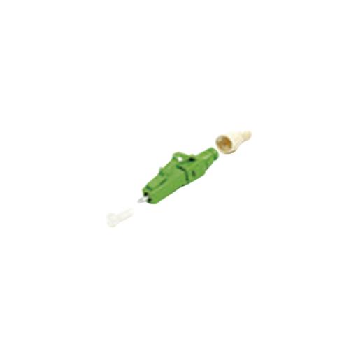 [SIEMON_FC1-LB-LCA-9GR] Siemon Conector de Fibra Óptica pre-pulido LightBow LC/APC Simplex, Monomodo OS1/OS2, re-terminable, Color Verde