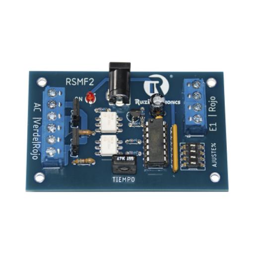 [RUIZELECTRONICS_RSMF2R] Ruiz Electronics Tarjeta de Control para Semáforos tipo Aduana con opción siempre rojo