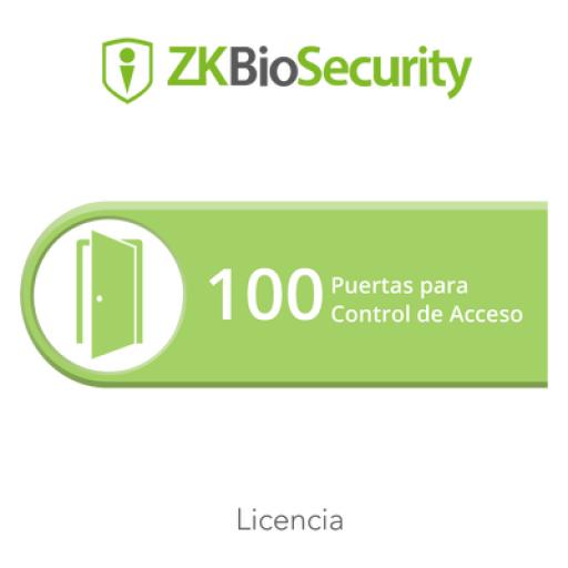 [ZKTECO_ZK-BS-AC-100] ZKTeco Licencia para ZKBiosecurity permite gestionar hasta 100 puertas para control de acceso