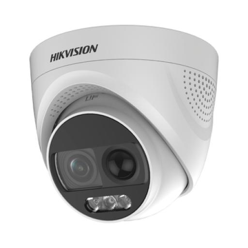 [HIKVISIONDIGITALTECHNOLOGY_DS-2CE72DFT-PIRXOF28] Hikvision Digital Technology Domo TURBOHD 2 Megapixel (1080p) / Imagen a color 24/7 / Lente 2.8 mm / Luz Blanca 20 mts / Exterior IP67 / WDR 130dB / Sensor PIR / Salida de alarma