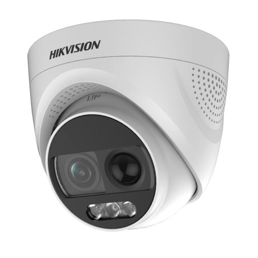 [HIKVISIONDIGITALTECHNOLOGY_DS-2CE72DFT-PIRXOF28] Hikvision Digital Technology Domo TURBOHD 2 Megapixel (1080p) / Imagen a color 24/7 / Lente 2.8 mm / Luz Blanca 20 mts / Exterior IP67 / WDR 130dB / Sensor PIR / Salida de alarma